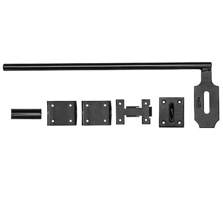 National Hardware National Hardware 4.31 in. L Black Steel Cane Bolt 1 pk N109-002